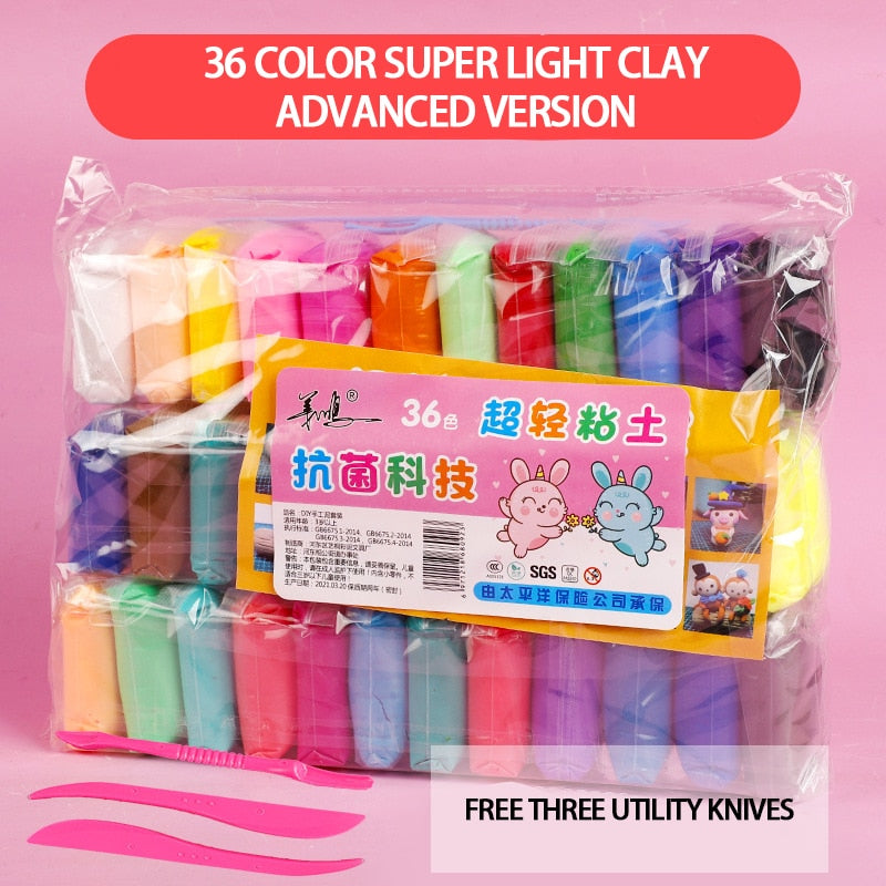 36 Colors of Light DIY Clay - Montessori Vision