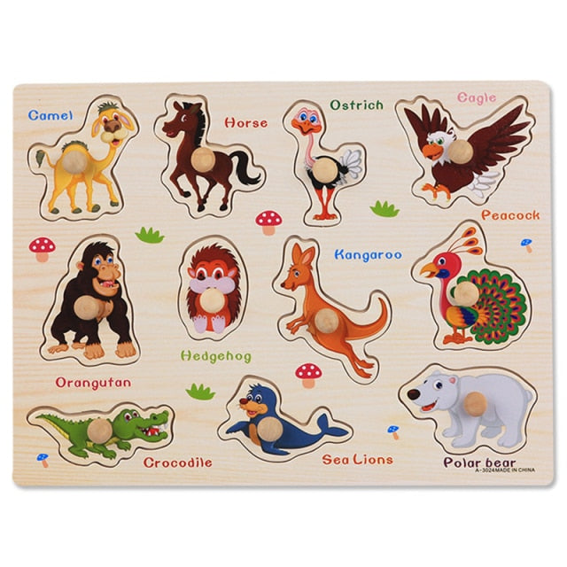 Montessori Educational Wooden Toy Set - Montessori Vision