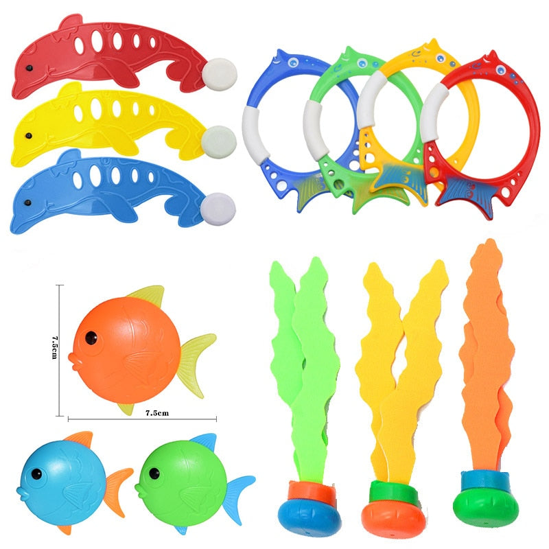 Kid Summer Swimming Diving Toys Set - Montessori Vision