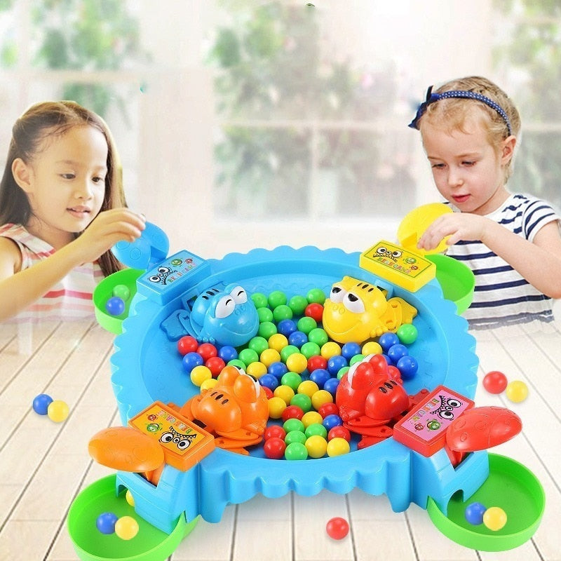 Funny Hungry Frog Eats Beans Strategy Game - Montessori Vision