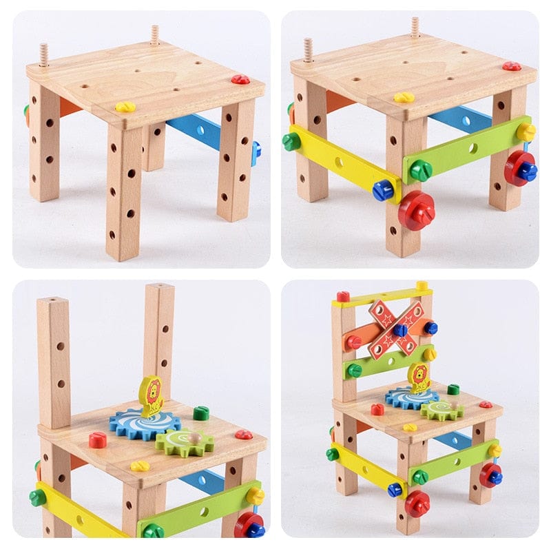 Build-A-Chair Educational Toy - Learning Toy | Montessori Vision
