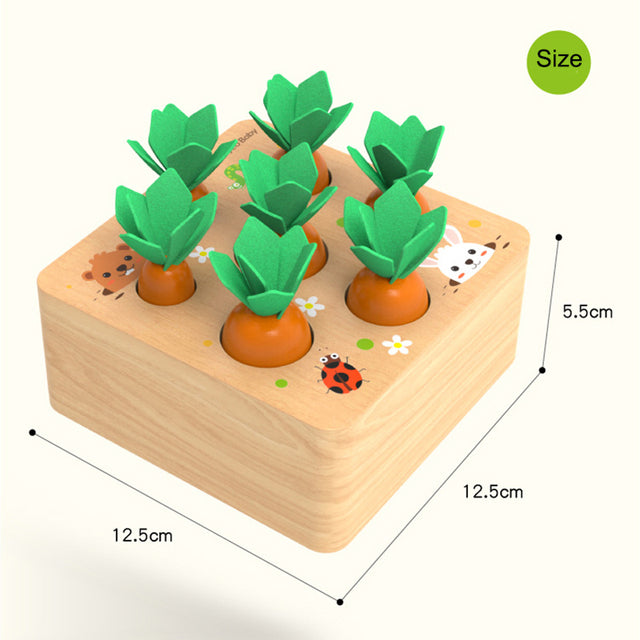 Carrots Shape-Fitting Game - Learning Game | Montessori Vision