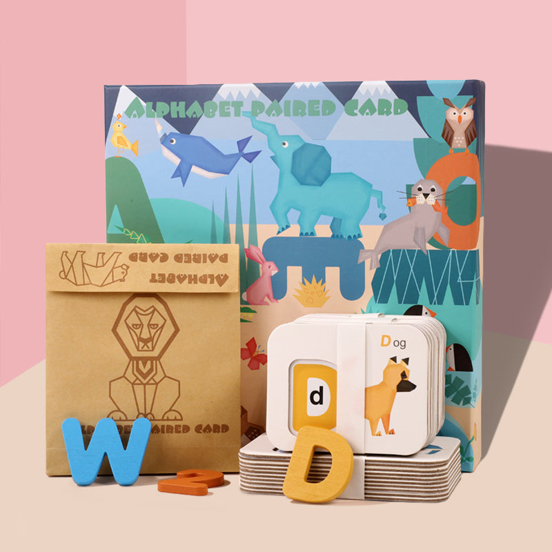 Animal Matching with alphabet Puzzle - Montessori Vision