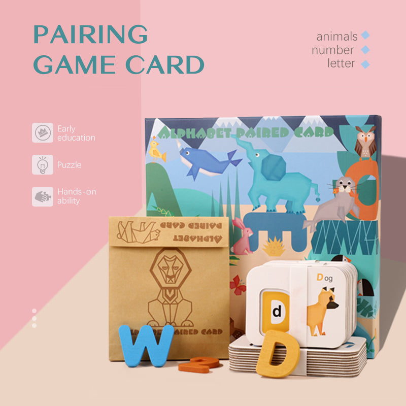 Animal Matching with alphabet Puzzle - Montessori Vision