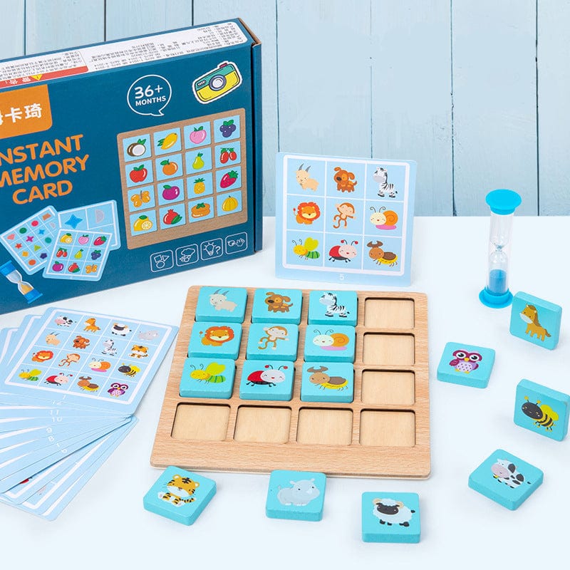 Wooden Letter Blocks - Photographic Memory Blocks | Montessori Vision