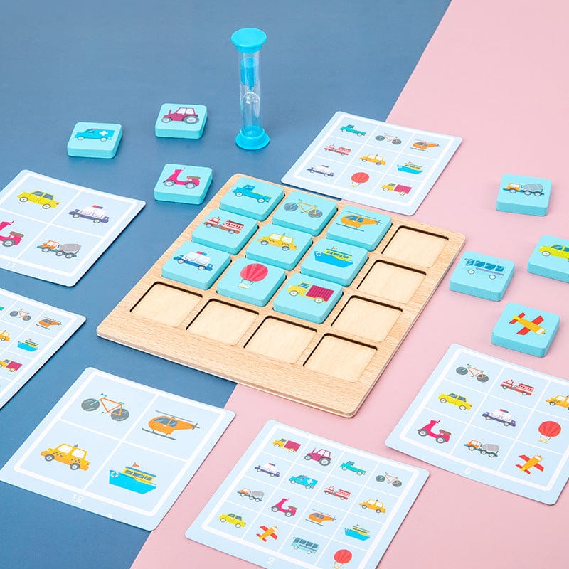 Wooden Letter Blocks - Photographic Memory Blocks | Montessori Vision