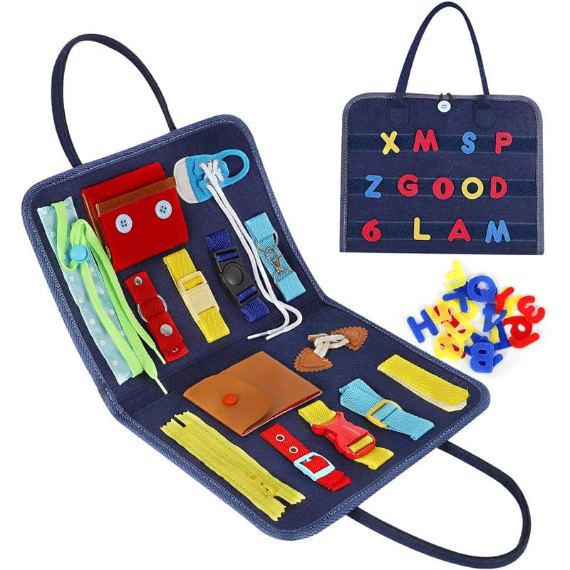 Shoelaces Handle  Buckle Toy - Zipper Toy | Montessori Vision