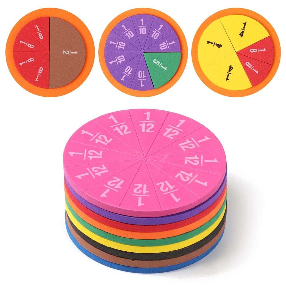 Montessori Fraction Learning Tool - Fraction Game | Montessori Vision