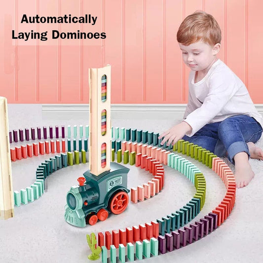 Domino Train Set Toy - Puzzles & Games | Montessori Vision