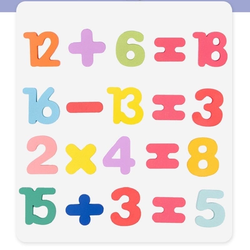 Montessori Wooden Math's Board - Learning Games | Montessori Vision