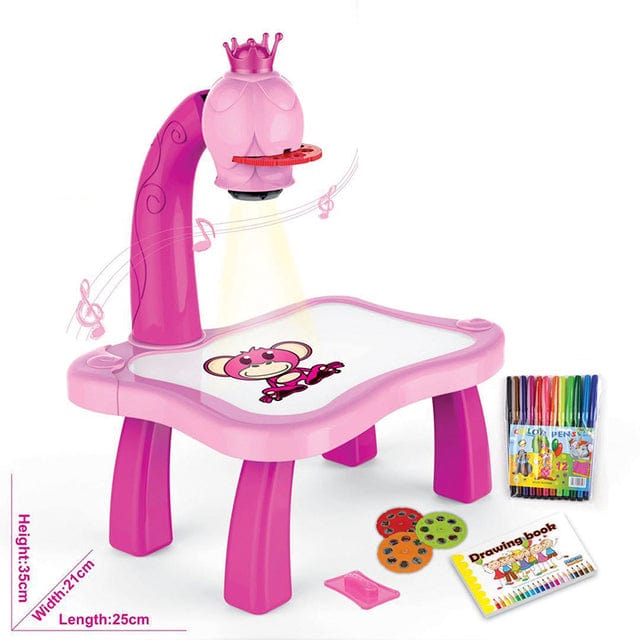 Led Projector Drawing Table - Coordination Skills Toy | Montessori Vision