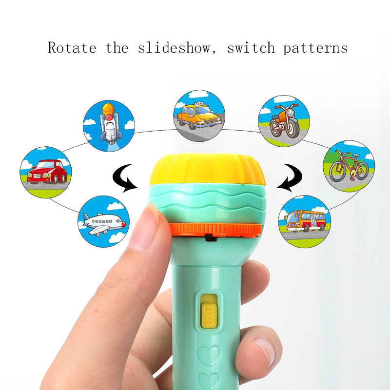 Baby Sleep Story Projector - Image Changing Torch | Montessori Vision