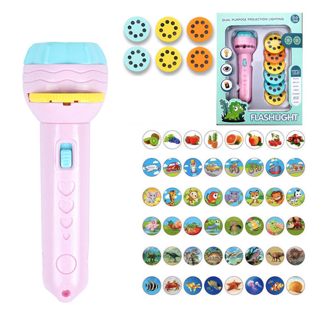 Baby Sleep Story Projector - Image Changing Torch | Montessori Vision