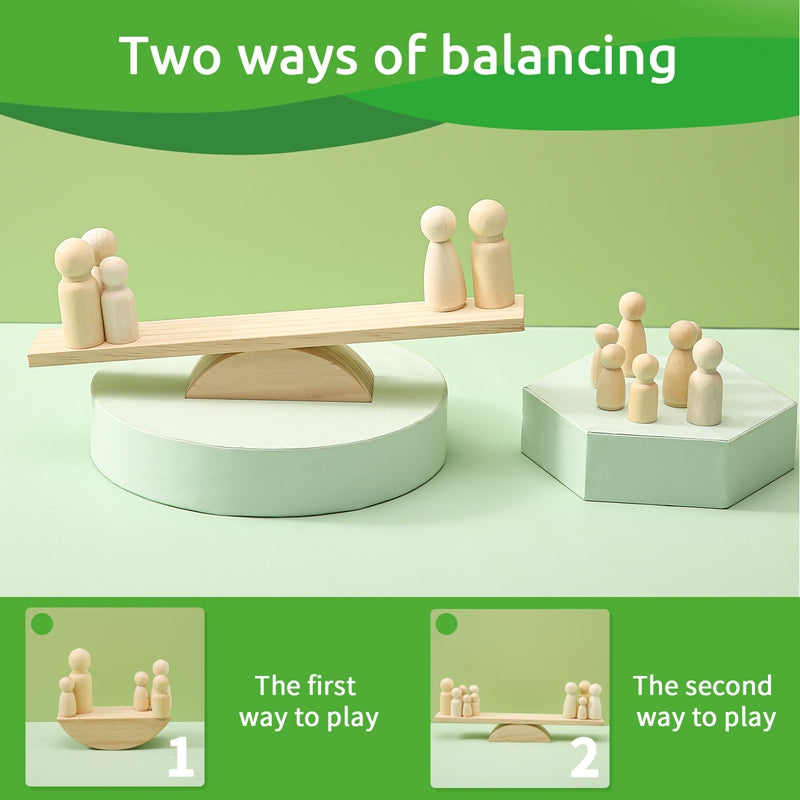 Doll Stacker Seesaw Toy - Toy For Kids | Montessori Vision