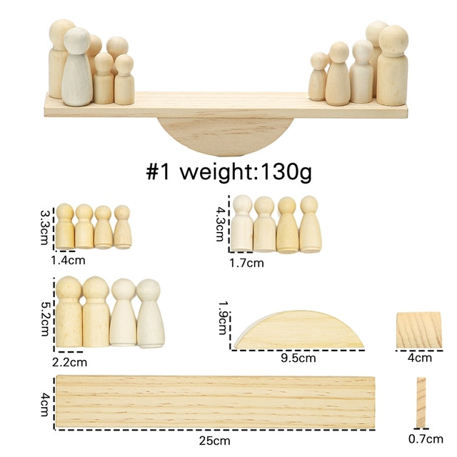 Doll Stacker Seesaw Toy - Toy For Kids | Montessori Vision