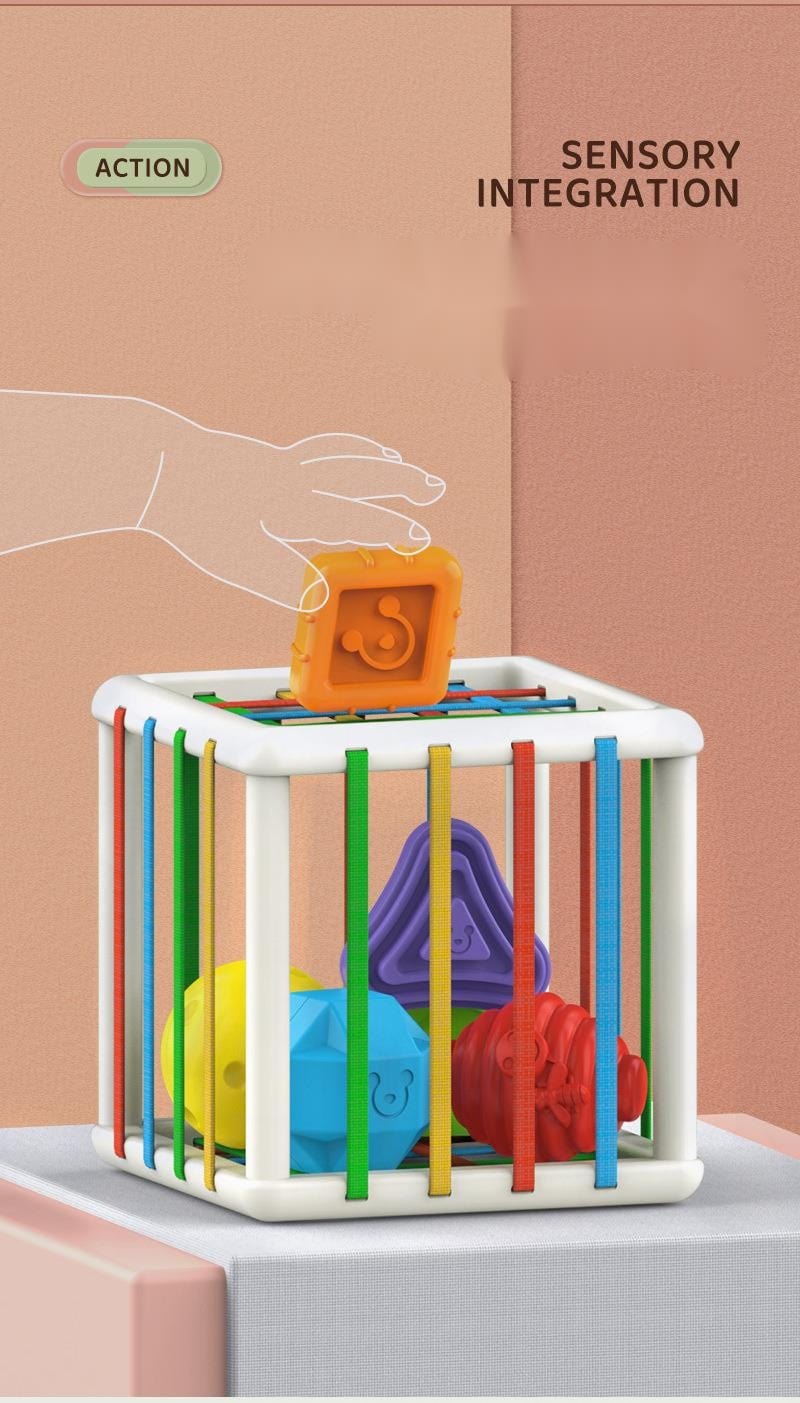 Montessori Shape Blocks Toys - Montessori Vision