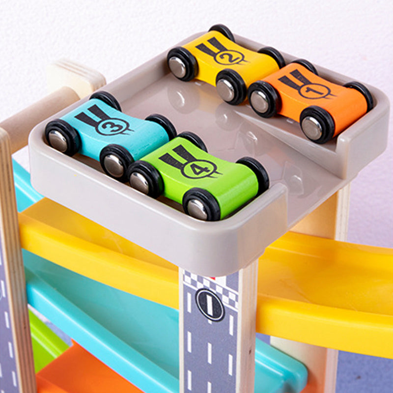 Wooden Racing car toy - Montessori Vision