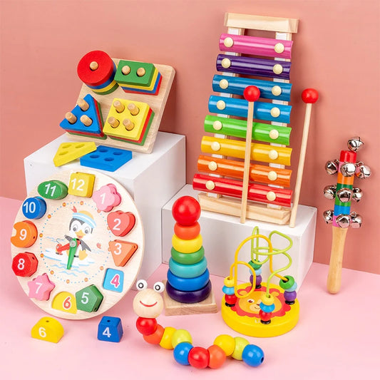 Montessori Magic: The Educational Wonders of Wooden Toy Sets