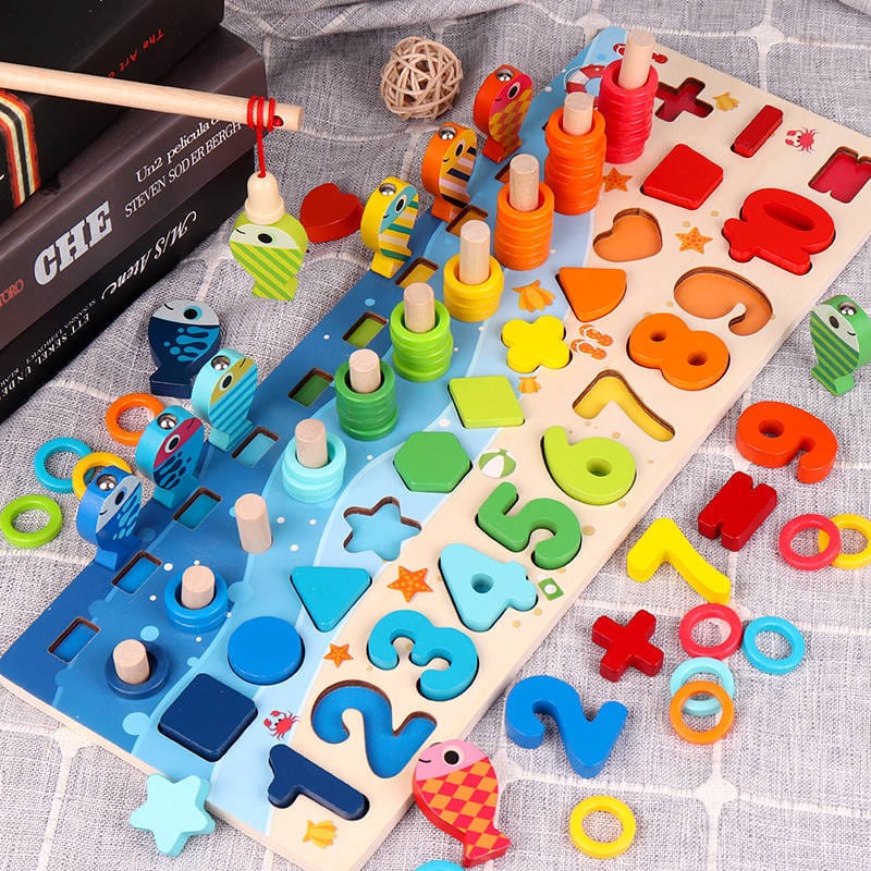 Wooden Wonder: The Rising Craze for 3D Wooden Montessori Arithmetic Building Block Toys