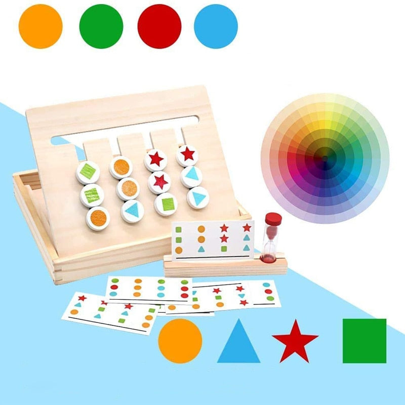 Wooden Puzzle Preschool Educational Toys - Montessori Vision