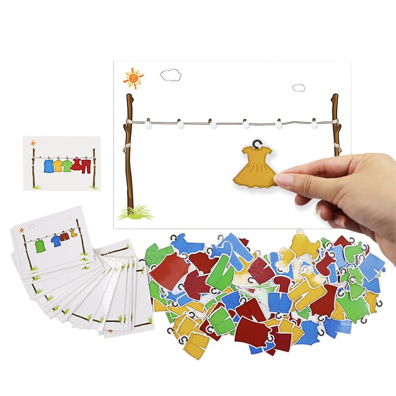 Color Direction Shape Puzzle Matching Game Toy - Montessori Vision