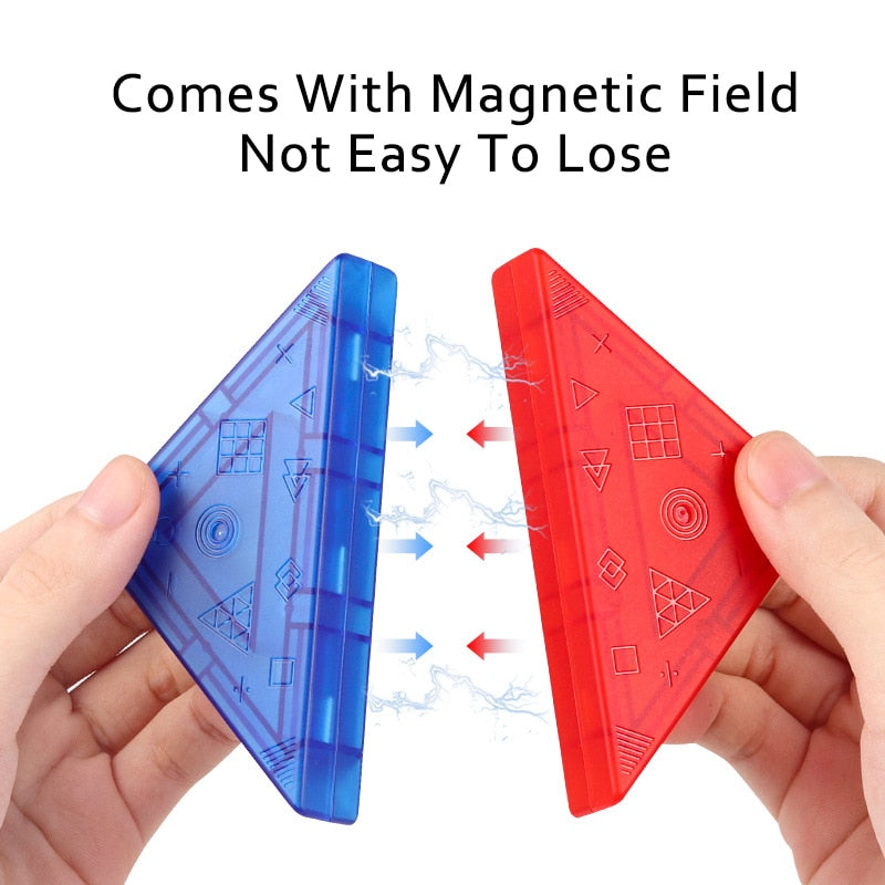 Kid Colorful Magnetic 3D Tangram Jigsaw Toy - Montessori Vision