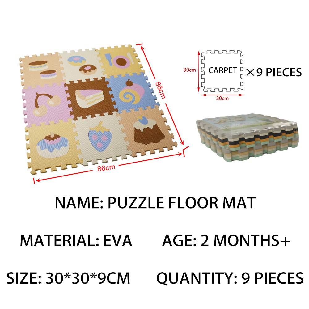 Foam Animal Puzzle Learning Floor Mat - Montessori Vision