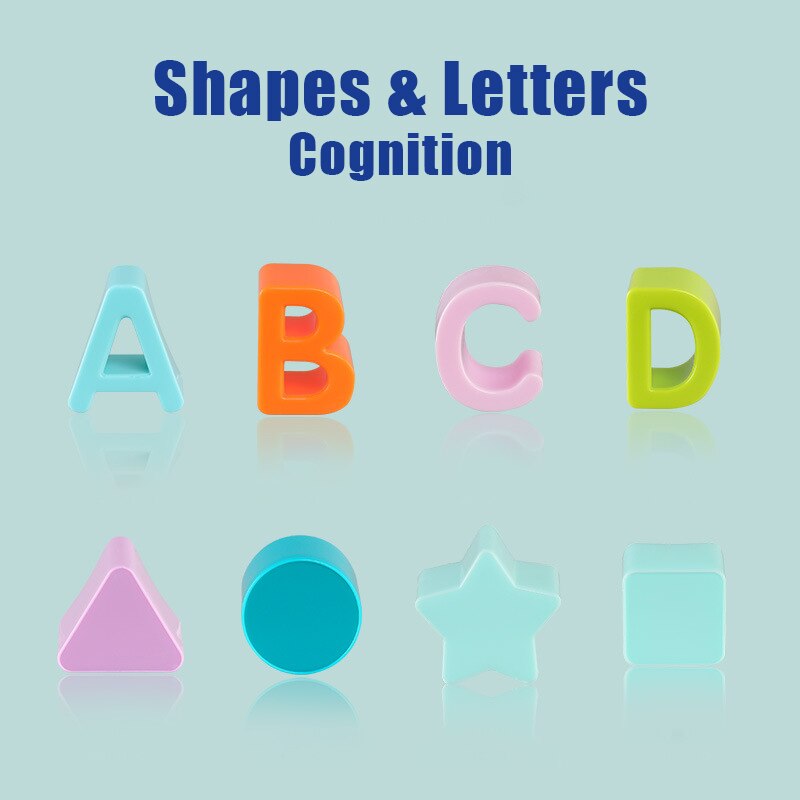 Colorful Letter Shape Creative Puzzle Toys - Montessori Vision