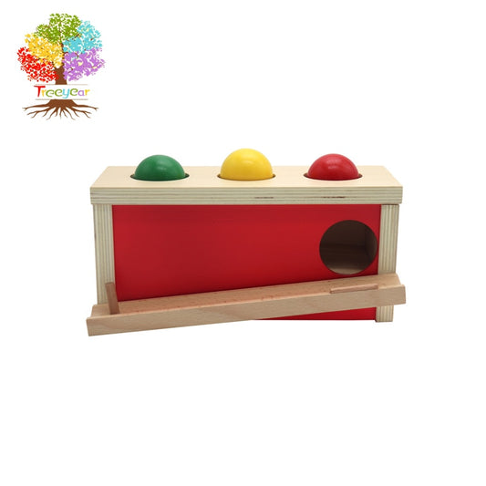 Montessori Materials Knocking Ball Box Toys - Montessori Vision