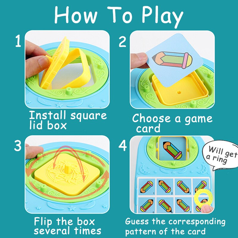 Spatial Memory Training Board Game Toy - Montessori Vision