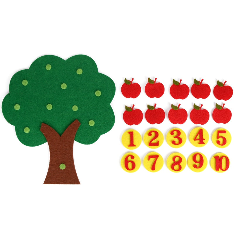 Kindergarten Apple Tree Educational Toy - Montessori Vision