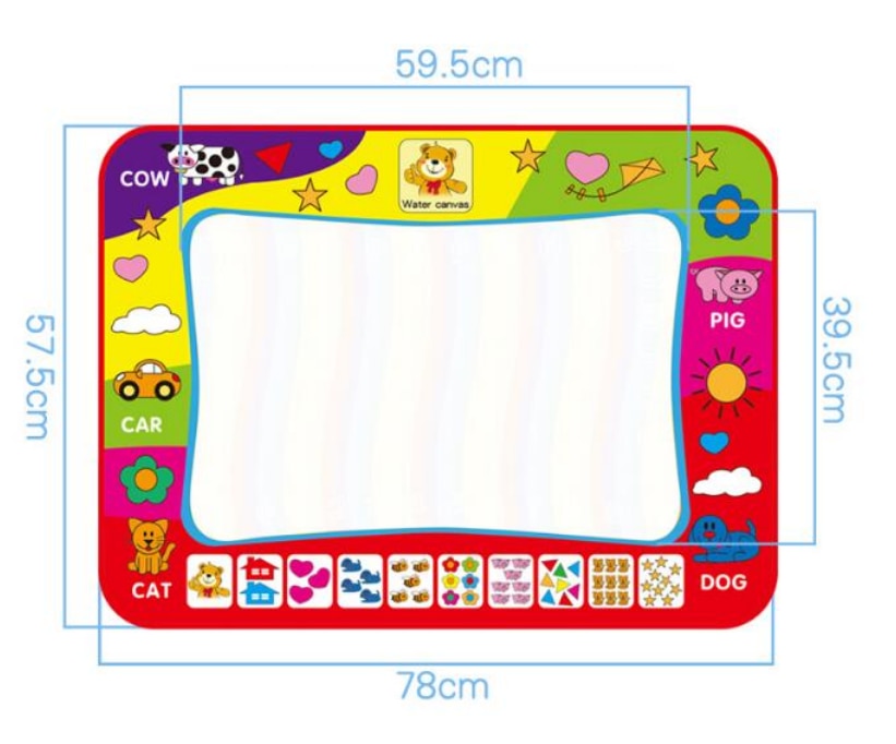Picture Water Drawing Play Mat Toys - Montessori Vision