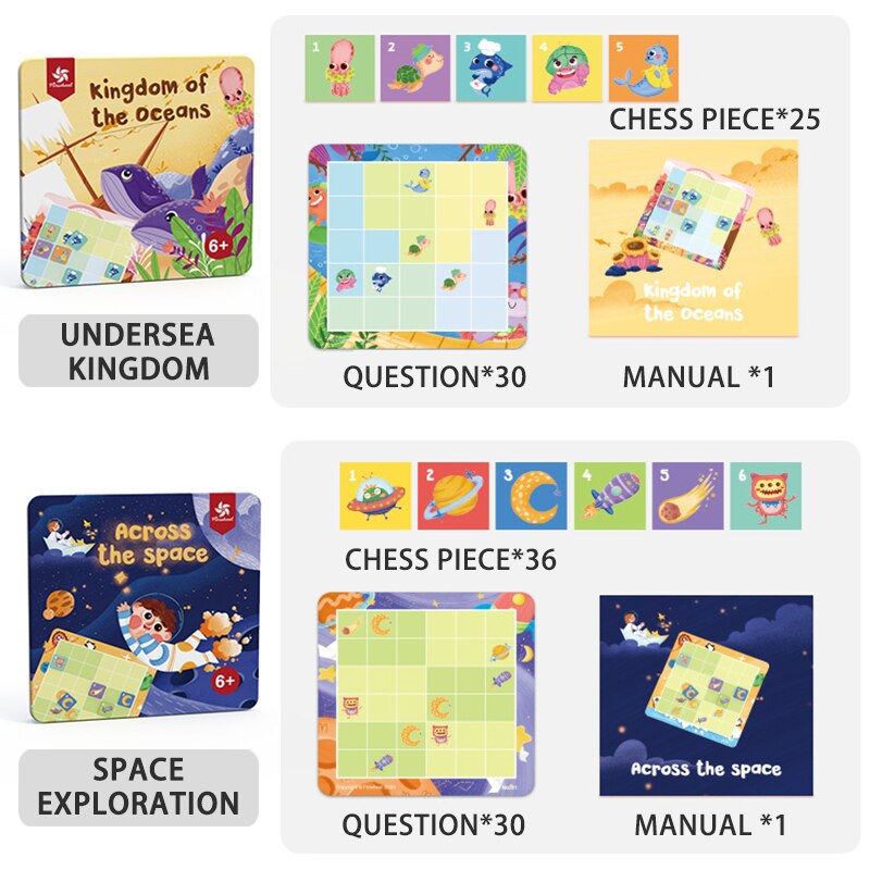 Magnetic Input Sudoku Education Board for Kids - Montessori Vision