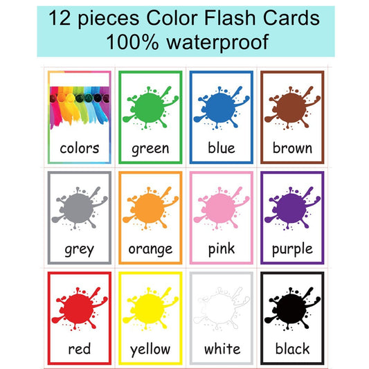 Kids English Learning Word Cards Toys - Montessori Vision