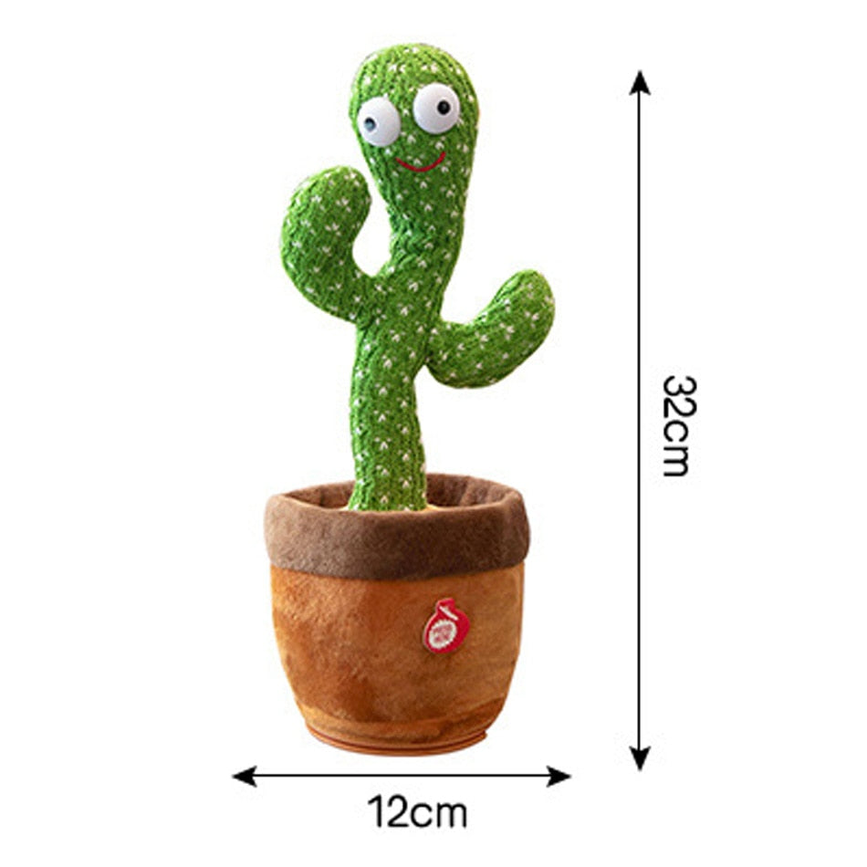 Talking Cactus Toy - Dancing Cactus Plush Toy | Montessori Vision