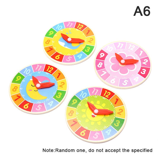 Wooden Clock Learning Board - Montessori Vision