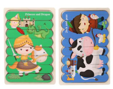 Double-Sided Strip 3D Puzzles Baby Toy - Montessori Vision