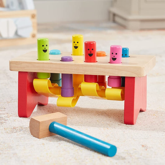 Children's Fun Beat Table Wooden Toys - Montessori Vision