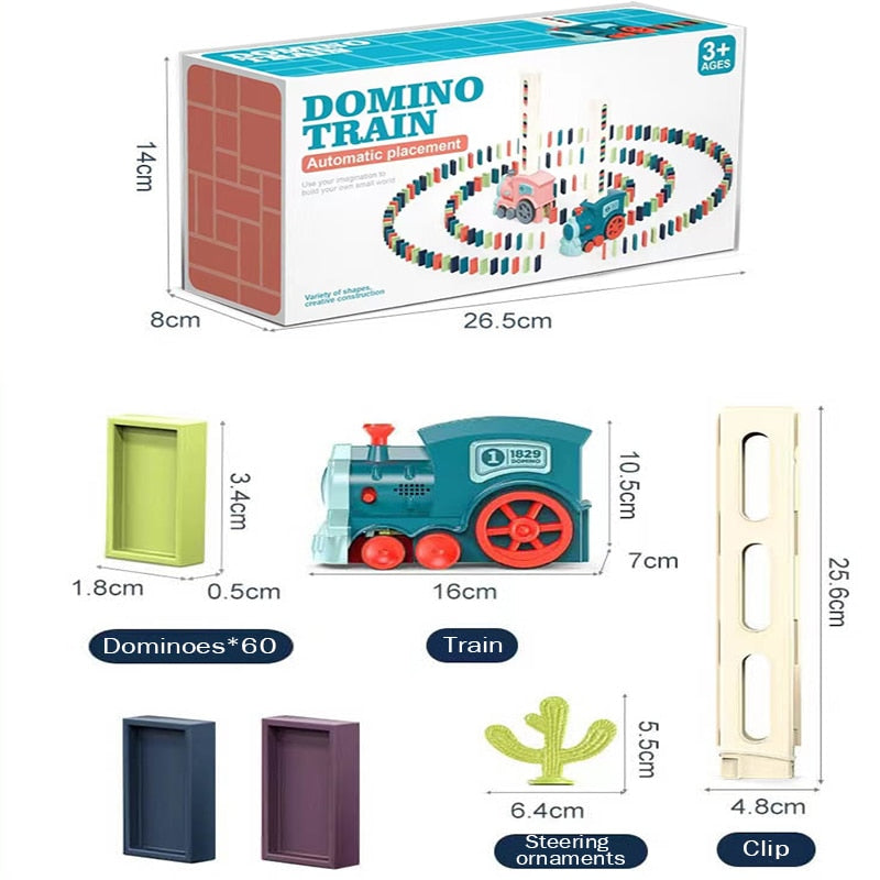 Montessori Domino Train Set Toy - Montessori Vision