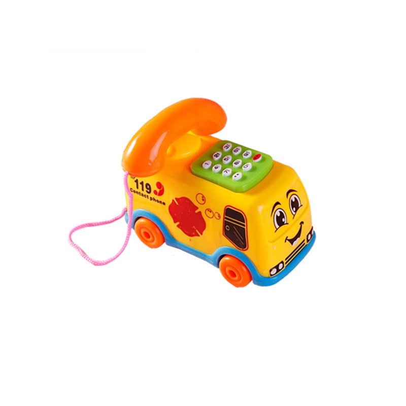 Music Cartoon Bus Phone Kids Toy - Montessori Vision