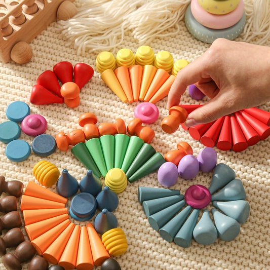 Baby Nordic Sensory Loose Parts Toys - Montessori Vision