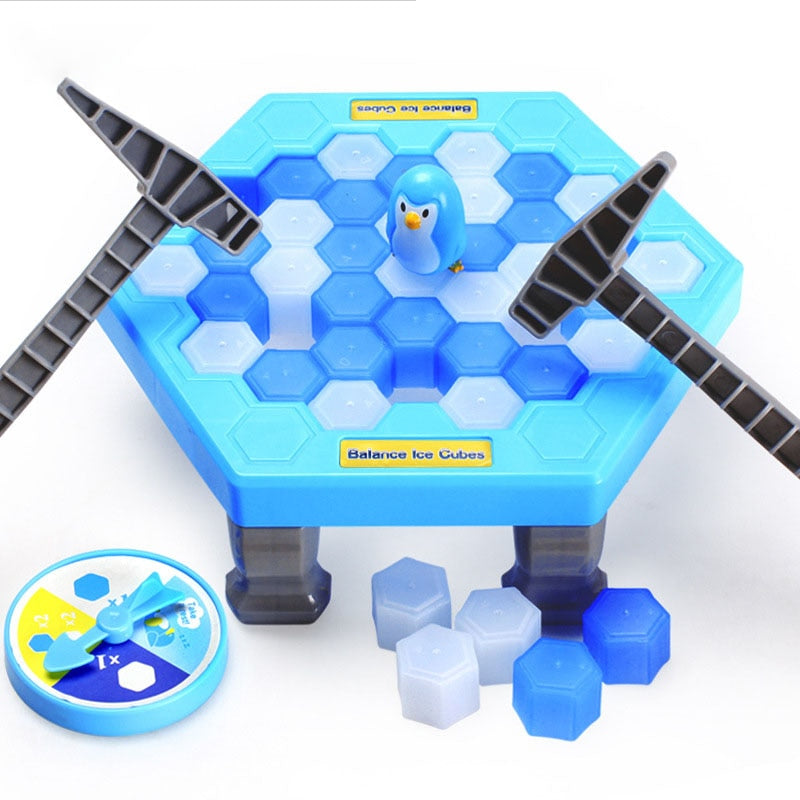 Kids Save Penguin Ice Block Breaker Trap Toys - Montessori Vision