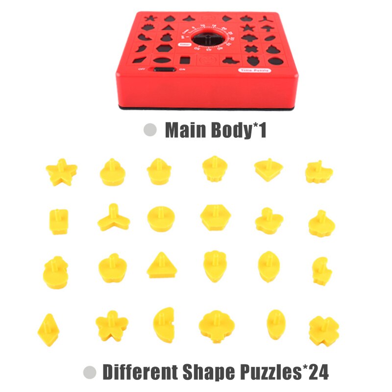 Kids Logical Time Matching Puzzle Toy - Montessori Vision