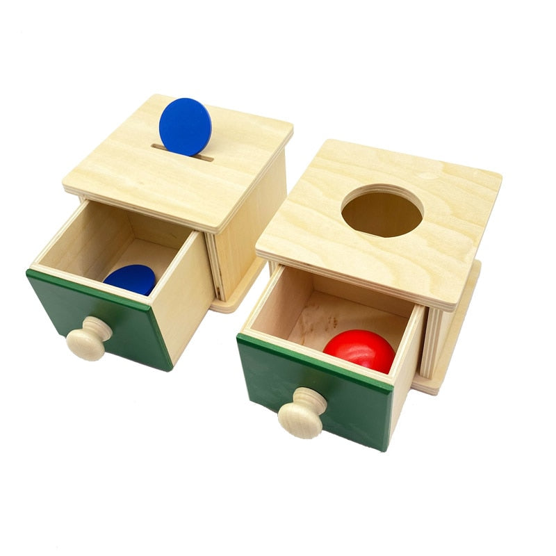 Permanence Box with Tray Life Skills Toys - Montessori Vision