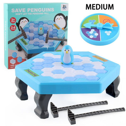 Kids Save Penguin Ice Block Breaker Trap Toys - Montessori Vision