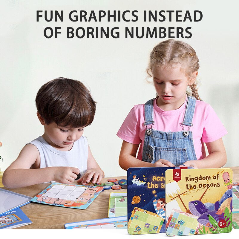 Magnetic Input Sudoku Education Board for Kids - Montessori Vision