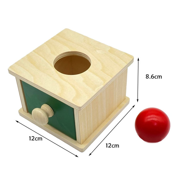 Permanence Box with Tray Life Skills Toys - Montessori Vision