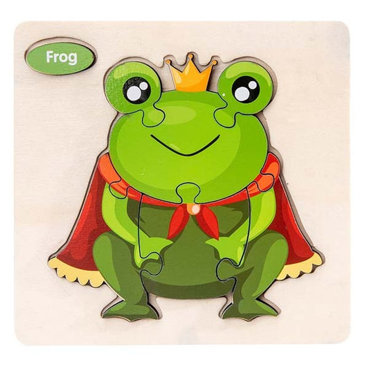 Puzzles For Kids - Wooden Matching Puzzle Toy | Montessori Vision