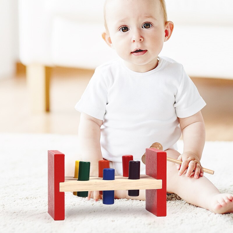 Children's Fun Beat Table Wooden Toys - Montessori Vision