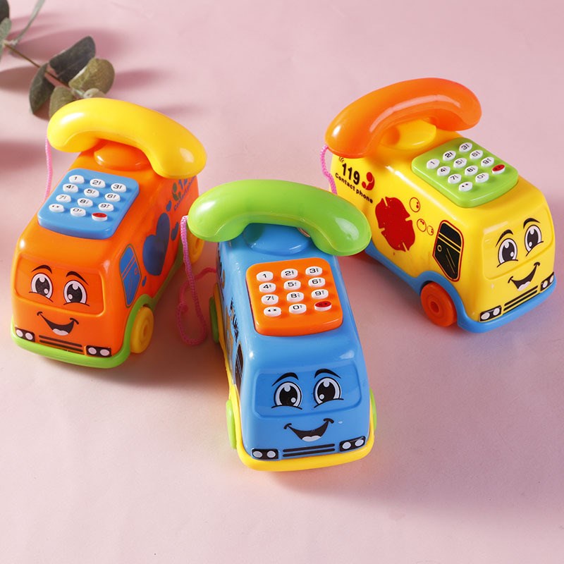 Music Cartoon Bus Phone Kids Toy - Montessori Vision
